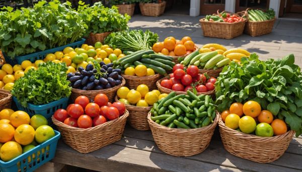 Des produits frais et variés pour bien démarrer