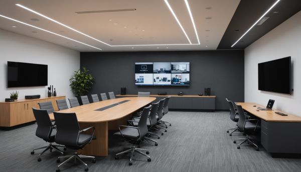 Un espace de travail équipé pour vos réunions